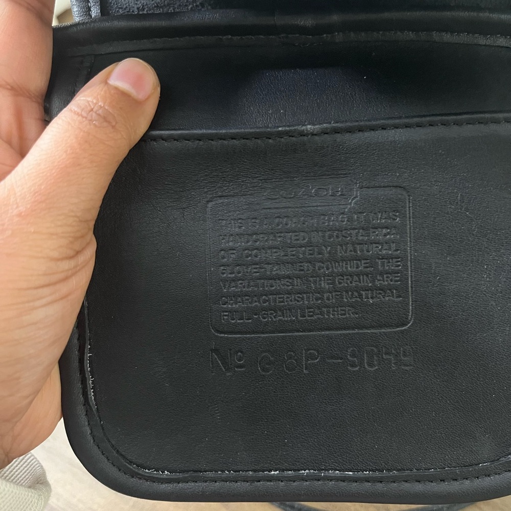 Coach Black Leather Crossbody Bag - Picture 4 of 8